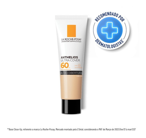 Anthelios Ultra Cover FPS 60 Tom 4.0 – Protetor Solar com Cor 30ml