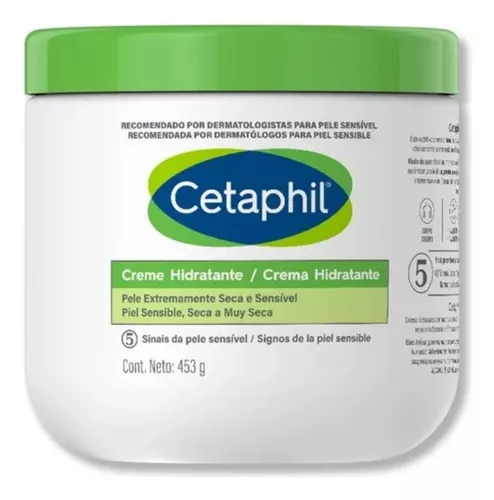 Cetaphil Hidratante Corporal 453g – Pele Seca e Sensível com Niacinamida 48h de Ação