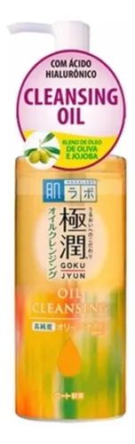 Demaquilante Hada Labo Gokujyun Oil Cleansing 200ml – Com Óleo de Jojoba, Hipoalergênico e Sem Perfume