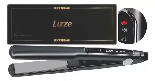 Prancha Lizze Extreme Profissional 480F - Chapinha Titanium para Salão