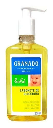 Sabonete Líquido Granado Bebê 250mL – Glicerina Vegetal e Hidratação Suave