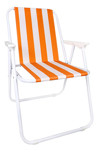 Cadeira de Praia Alta Reclinável Bitlar – Dobrável, Leve e Resistente, Ideal para Camping e Varanda