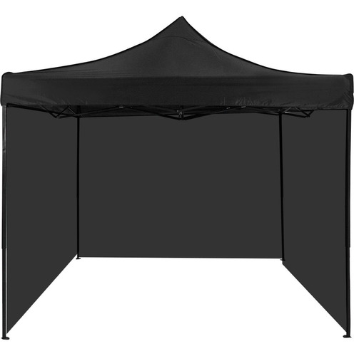 Gazebo Tenda Articulado 3x3m com 3 Paredes Preto – Proteção UV FPS 60