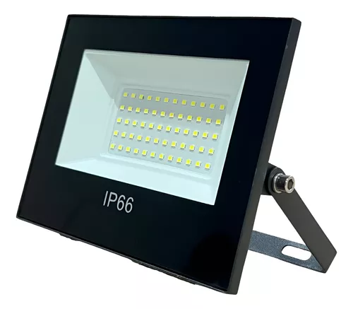 Mini Refletor LED 100W IP66 Bivolt à Prova D'Água – Luz Fria 6500K, Alumínio SMD, Alta Eficiência e Durabilidade