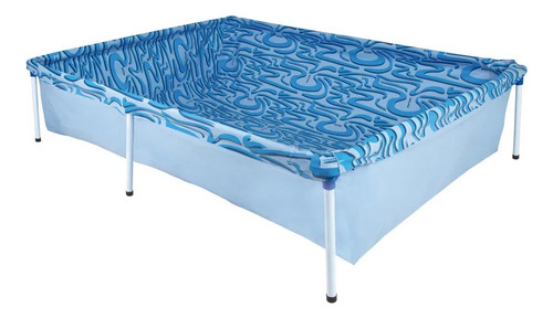 Piscina Estrutural Retangular Mor 1000 Litros – PVC Reforçado, 1,26x1,89m