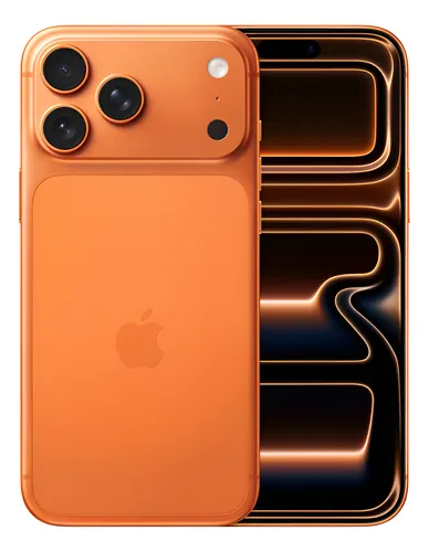 iPhone 17 Pro Max 256 GB Laranja-Cósmico Apple – 12 GB RAM, iOS 26, Câmeras 48 MP, 5G | Distribuidor Autorizado