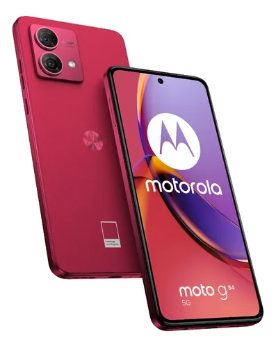 Smartphone Motorola Moto G84 5G 256GB Viva Magenta 8GB RAM + Boost, Câmera 50MP