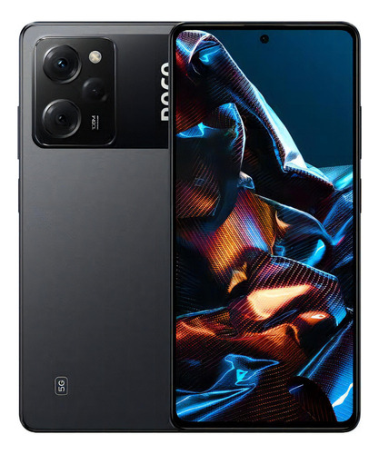 Xiaomi Poco X5 5G Dual SIM 256GB, 8GB RAM, Tela AMOLED 6.67”, Câmera Tripla – Preto