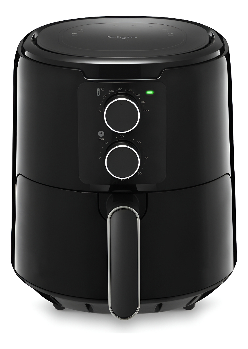 Airfryer Elgin Cube Fry 4,2L AFG40 – 1600W, Antiaderente, Timer 60min, Controle de Temperatura, 220V – Preto