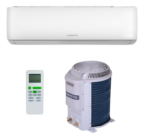 Ar-Condicionado Split Agratto One Top 9.000 BTU/h Frio - 220V, Serpentina de Cobre