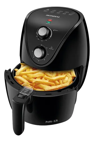 Fritadeira Elétrica Air Fryer Mondial AF-35-BF 3,5L Preta 220V