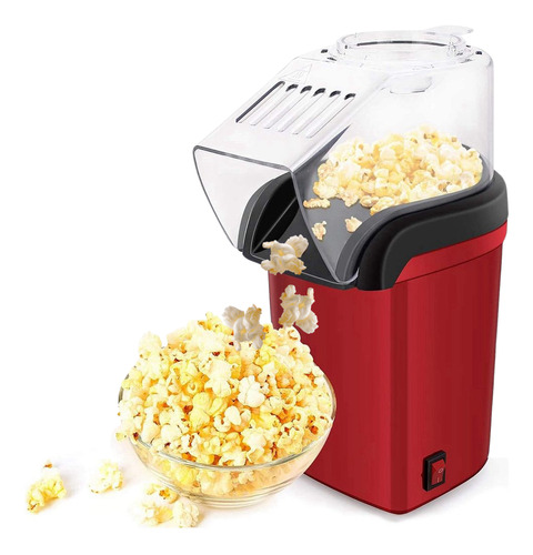 Pipoqueira Elétrica Pop Cine 220V Ar Quente Sem Óleo Vermelha – Modelo AirPop Compacta
