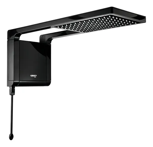 Chuveiro Elétrico Lorenzetti Acqua Ultra Storm 6800W 4 Temperaturas Parede Preto-Cromado – 7540005