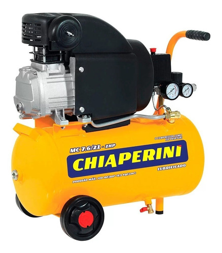 Compressor de Ar Portátil Chiaperini 21L 2HP 220V – Potência e Versatilidade para o Dia a Dia