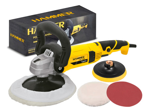 Politriz Angular Automotiva Titanium 7 Pol 1200W 127V – Alta Potência e Eficiência