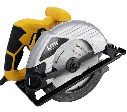 Serra Circular 1400W Lith 110V com Disco 185mm, Corte até 65mm e Guia Lateral – LT8000