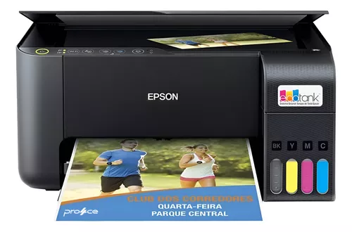 Impressora Multifuncional Epson EcoTank L3250 Wi-Fi Colorida Bivolt com Tanque de Tinta