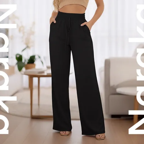 Calça Feminina Pantalona Duna Wide Leg Cintura Alta – Conforto e Estilo