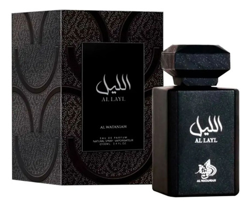 Perfume Masculino Árabe Al Layl Al Wataniah EDP 100ml – Amadeirado Especiado com Alta Fixação