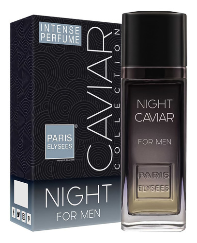 Perfume Masculino Caviar Collection Night 100ml – Paris Elysees Aromático e Intenso