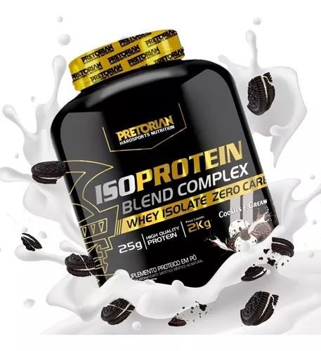 Pretorian Iso Blend Whey Protein Isolado 2kg – 26g de Proteína por Dose